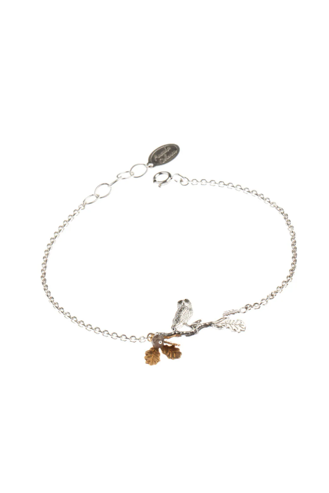 Owl On Branch Bracelet