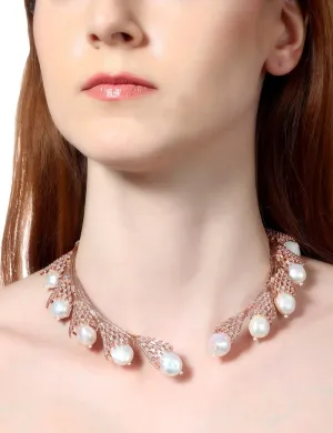 Pearl Gush Choker Necklace