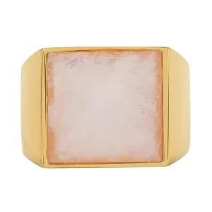 Pyramid Ring - Moonstone Medium