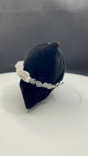 Quartz and Polymer Clay Bracelet