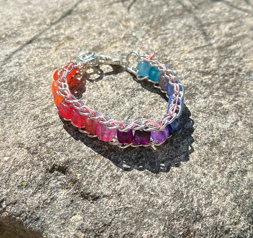 Rainbow 🌈 chain bracelet