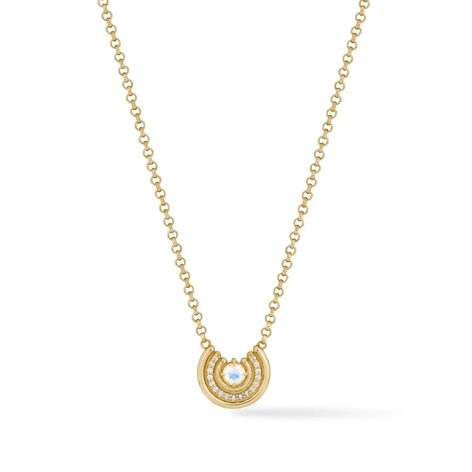 Revival Row Necklace- Moonstone