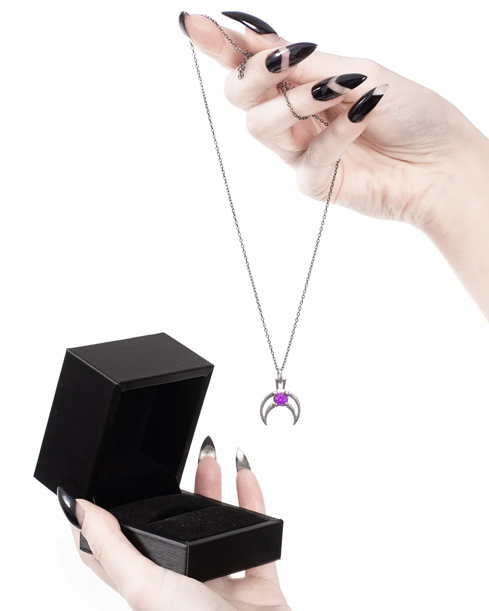 Rhea Necklace in Mirror Steel