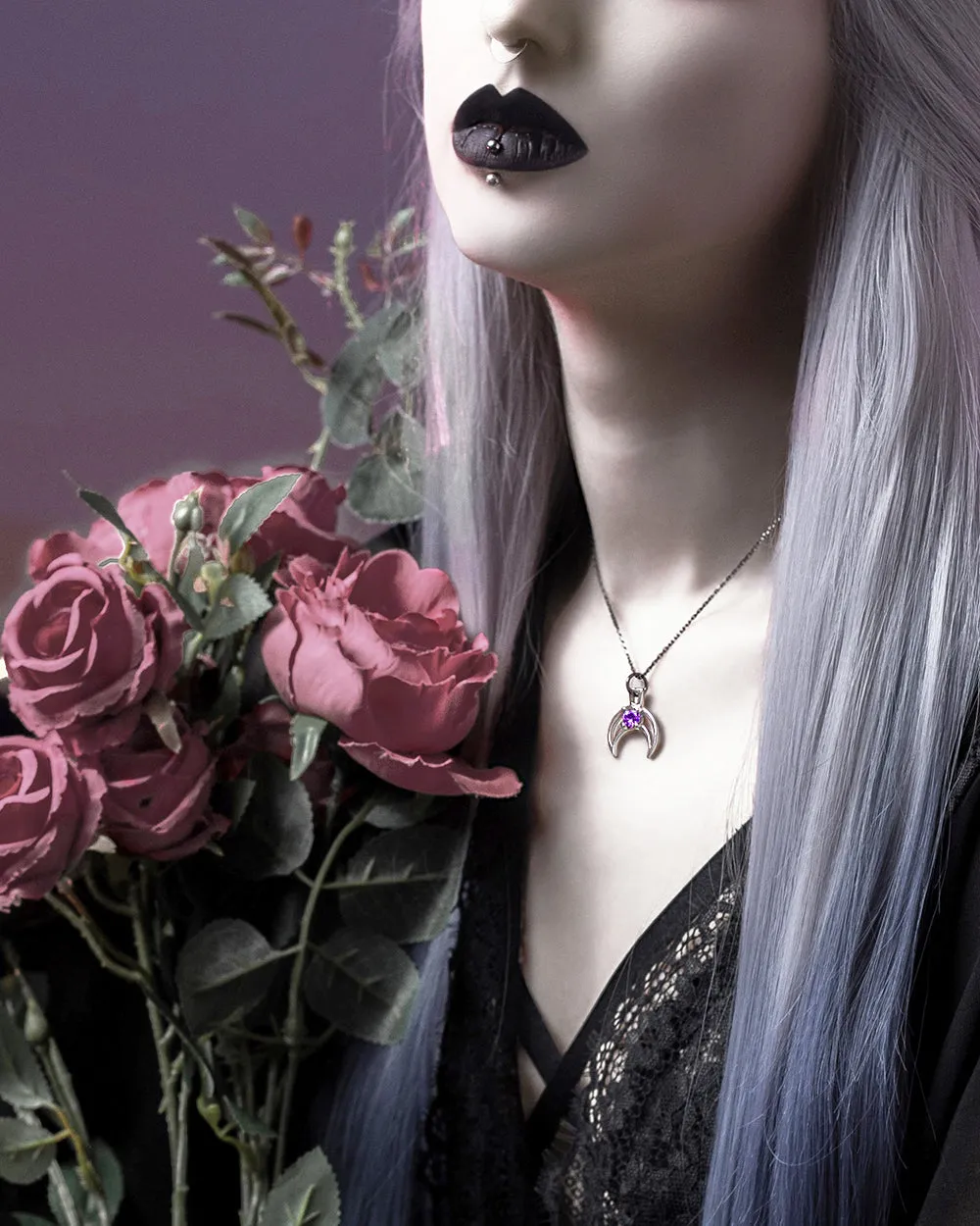 Rhea Necklace in Mirror Steel