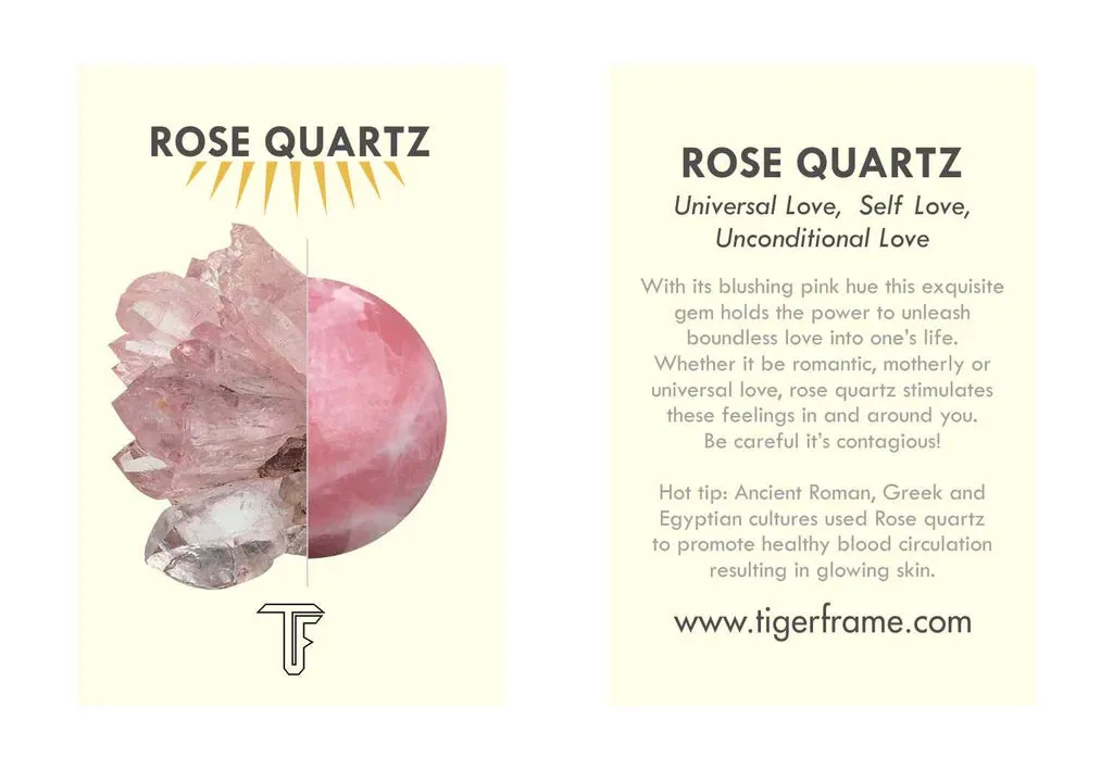 ROUGH GEM CHAIN BRACELET - ROSE QUARTZ - GOLD