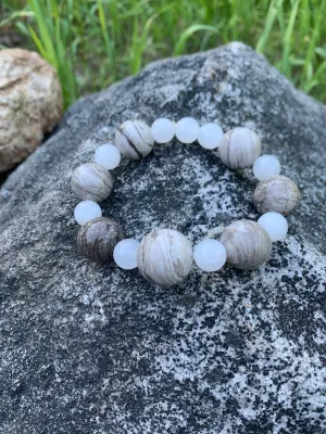 Round jasper bracelet