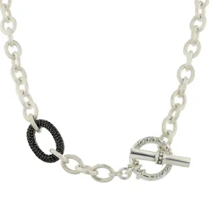 Slane Silver Blue Sapphire Westwood Necklace
