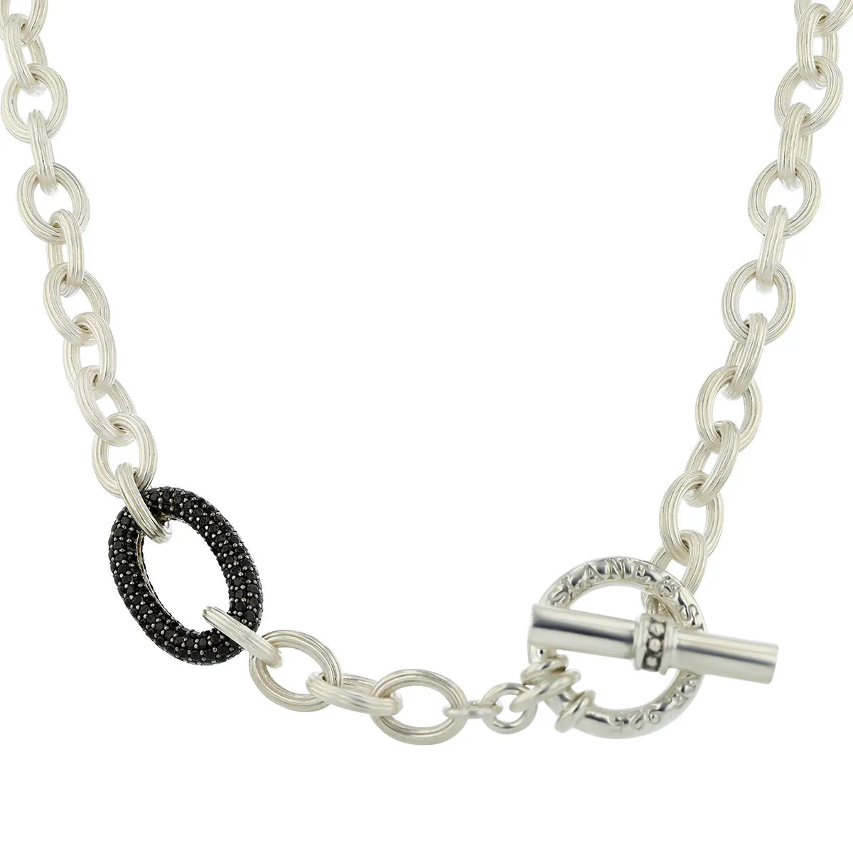 Slane Silver Blue Sapphire Westwood Necklace