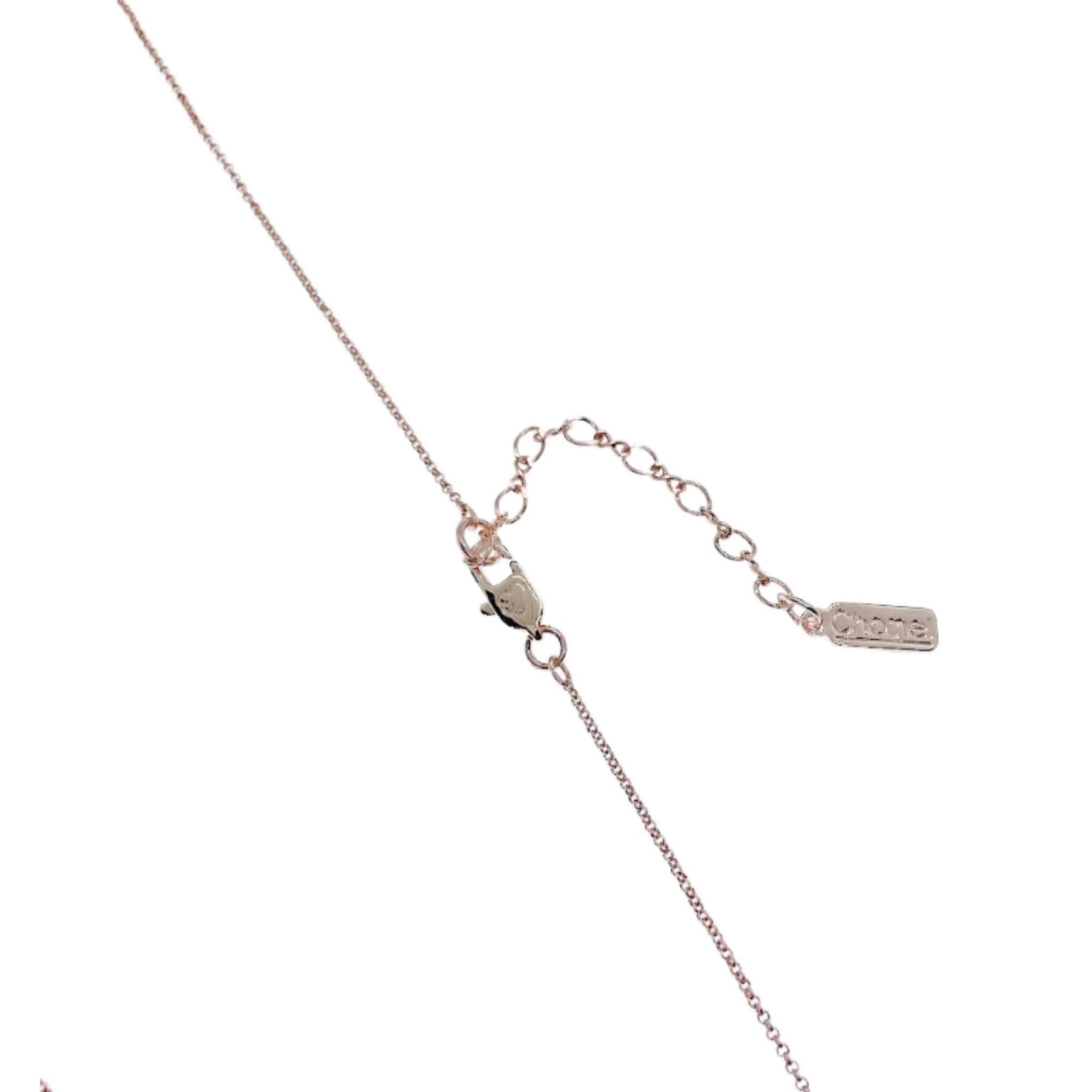 Teardrop Simulated Moonstone Necklace