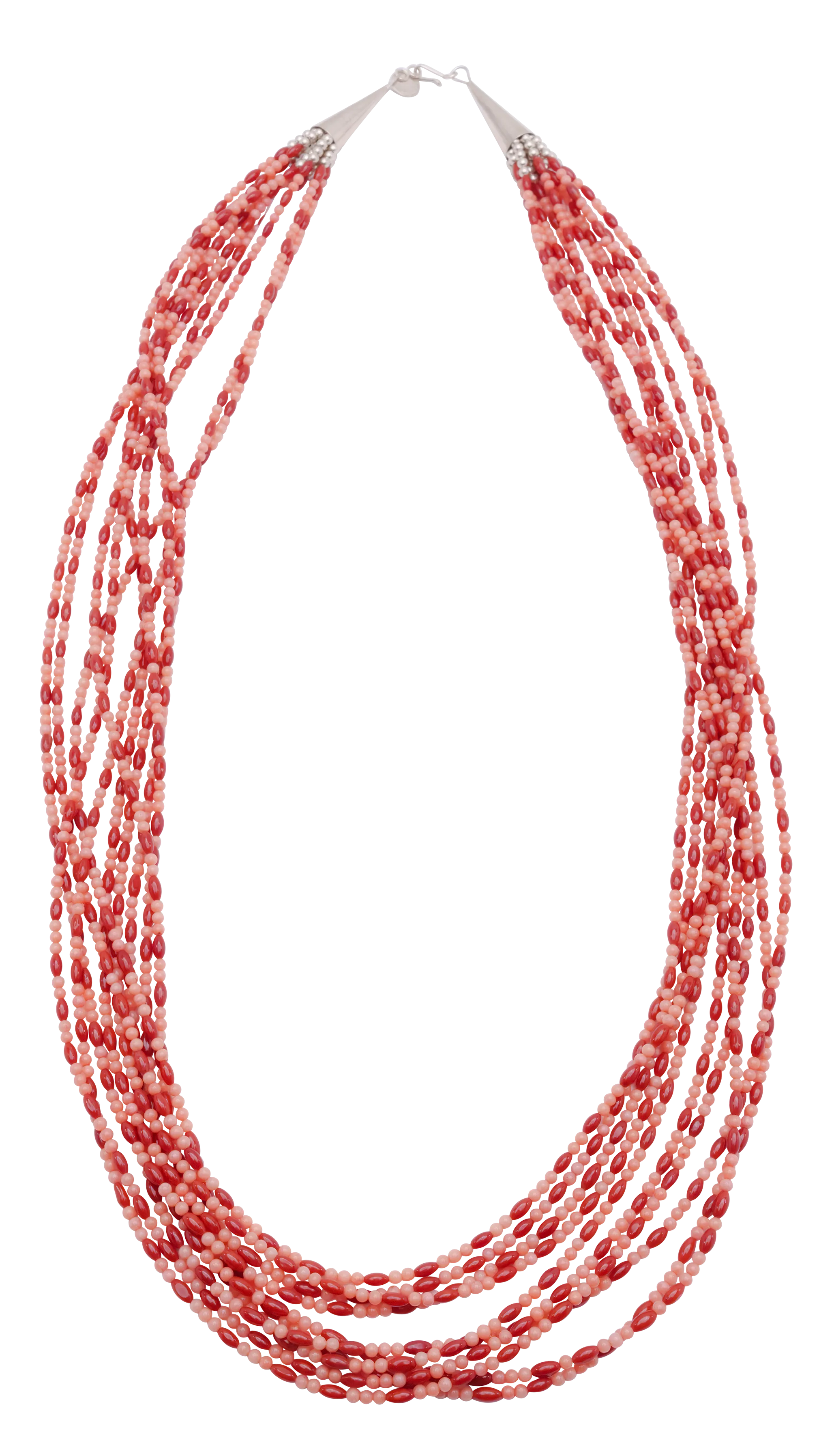 Ten-Strand Coral & Pink Coral Necklace | Dan Archuletta