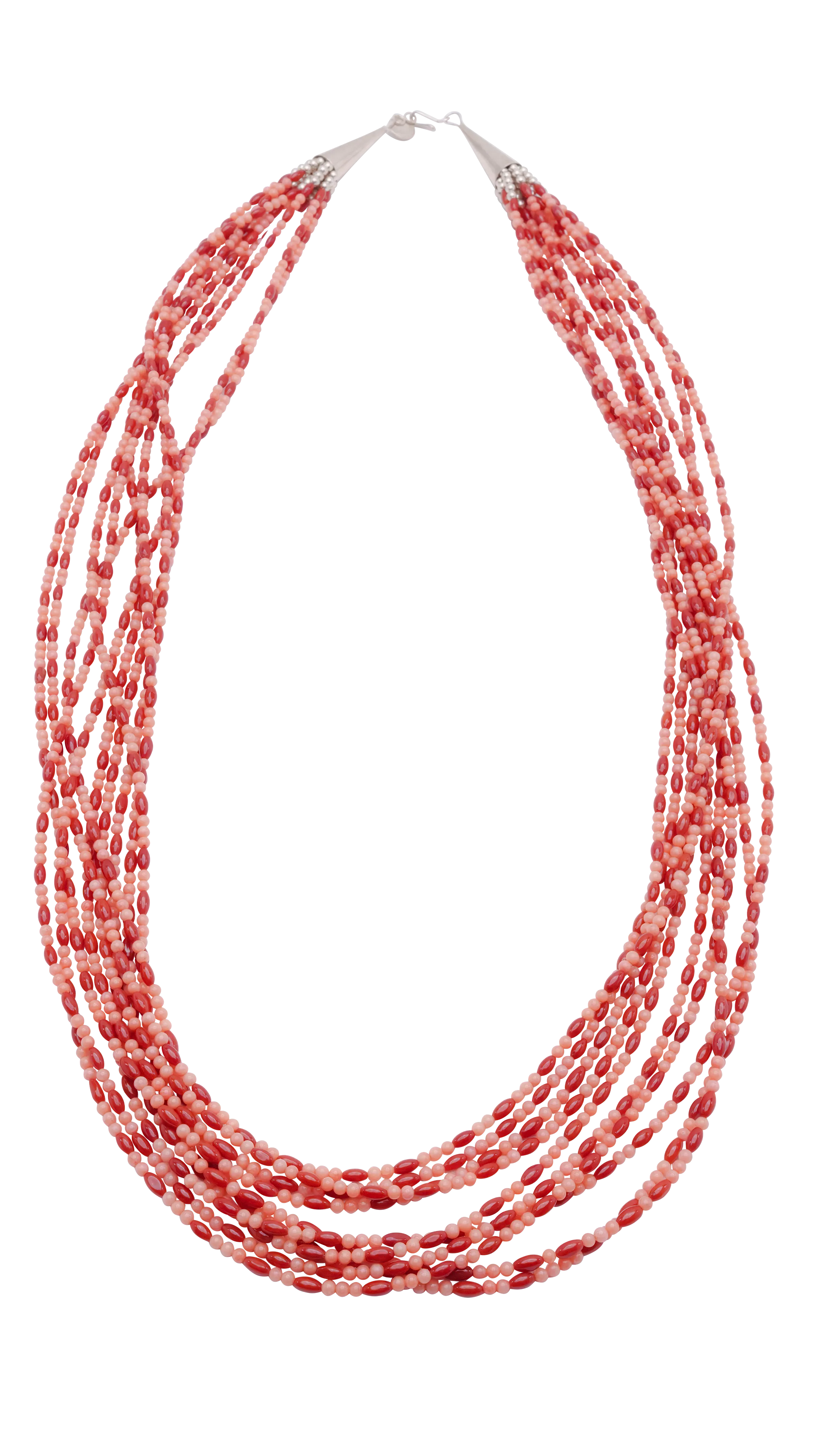 Ten-Strand Coral & Pink Coral Necklace | Dan Archuletta