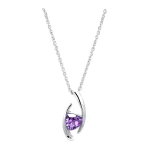 Unique & Co MK-938AM Women's Silver 925 Pendant Necklace