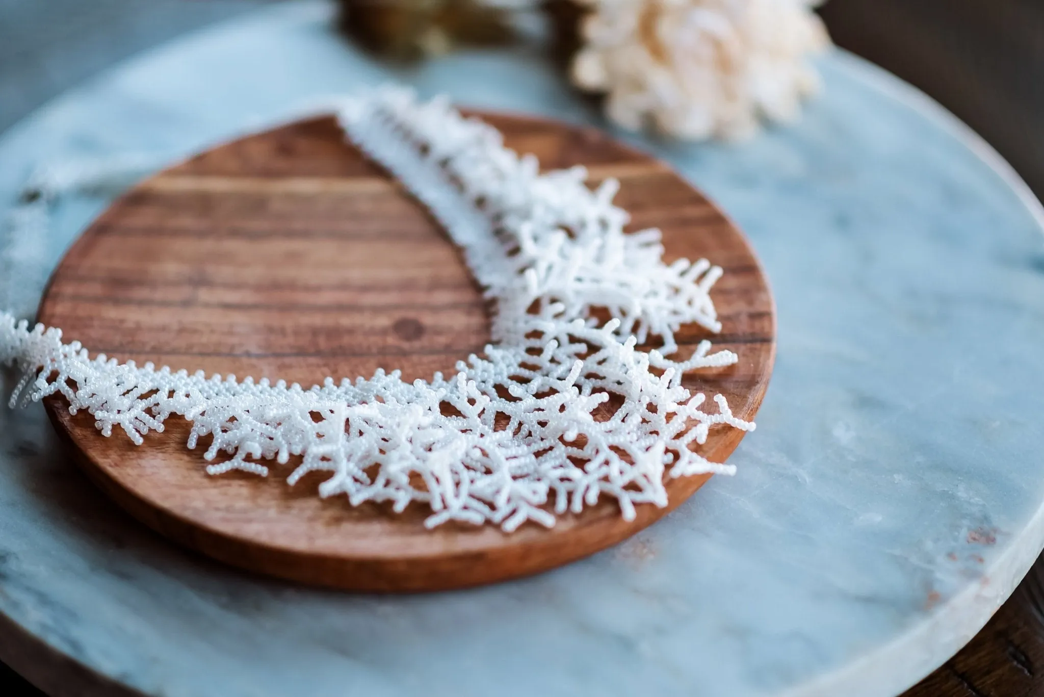 White Coral Necklace