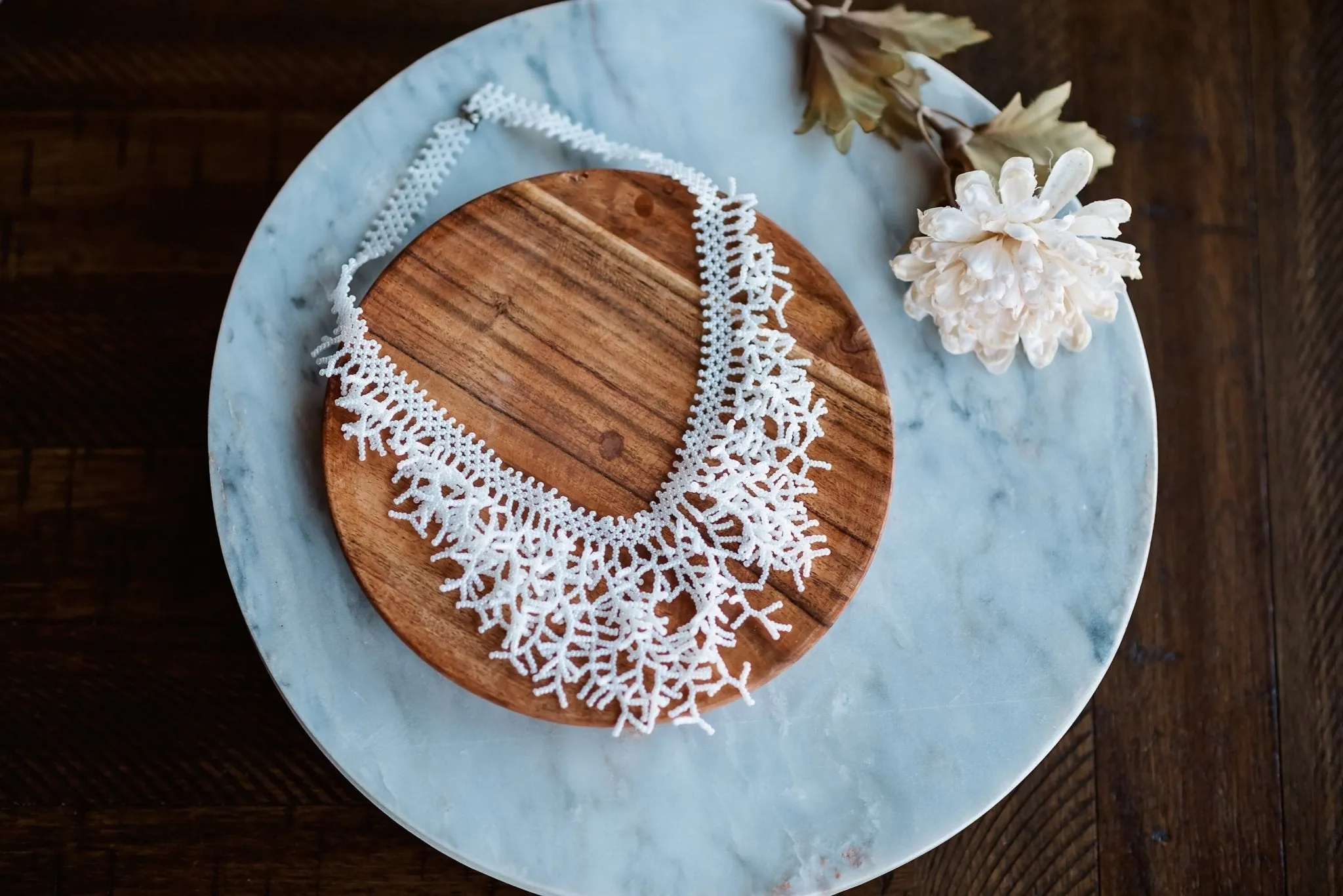 White Coral Necklace