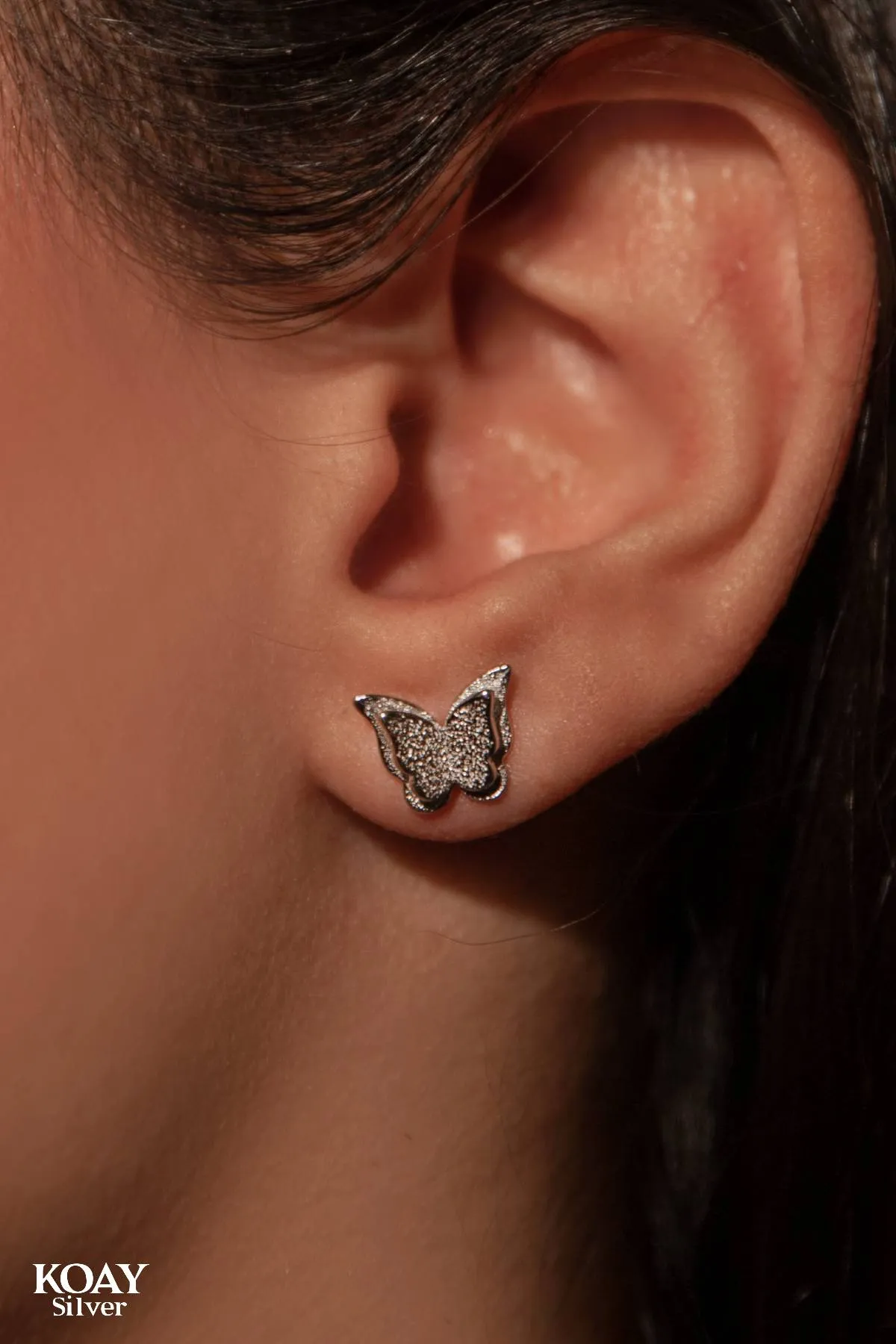 Zircon Butterfly (02 Earring